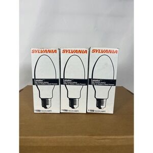 Lot of 3 Sylvania Lumalux High Pressure Sodium Light Bulbs E17 Base New